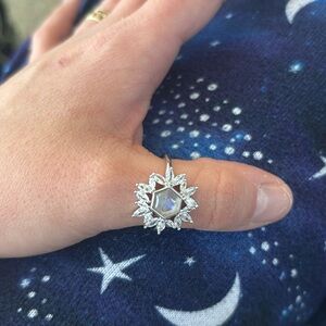 Size 8 RBP. New with bag and tag. .925 solid sterling silver. Genuine moonstone